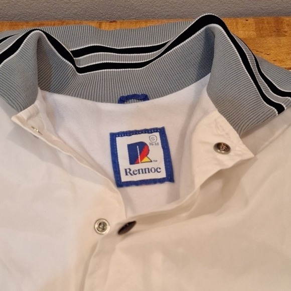 Rennoc Vintage Womens Windbreaker Track Varsity Jacket made in USA Size Small - Picture 2 of 12